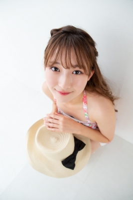 Asami Kondo Swimsuit Gravure Floral Pattern Bikini 2021020