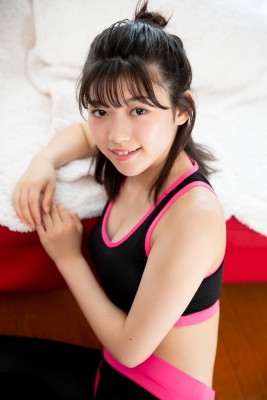 Risa Sawamura Training Wear Balance Ball026