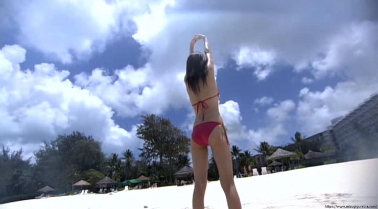 Yua Shinkawa Swimsuit Gravure Running on the beach in bikini 116