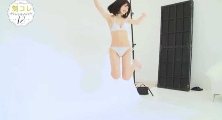 Minami Yamada White Swimsuit Bikini u48