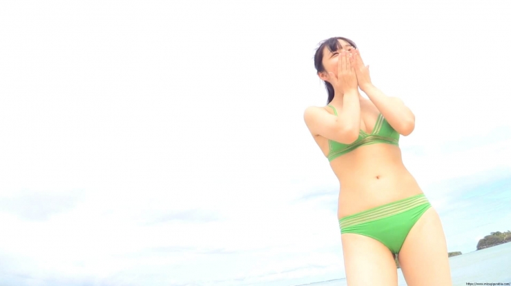 Sakakura Ando Beach Green Bikini126