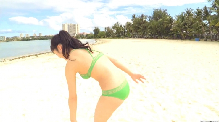Sakakura Ando Beach Green Bikini144