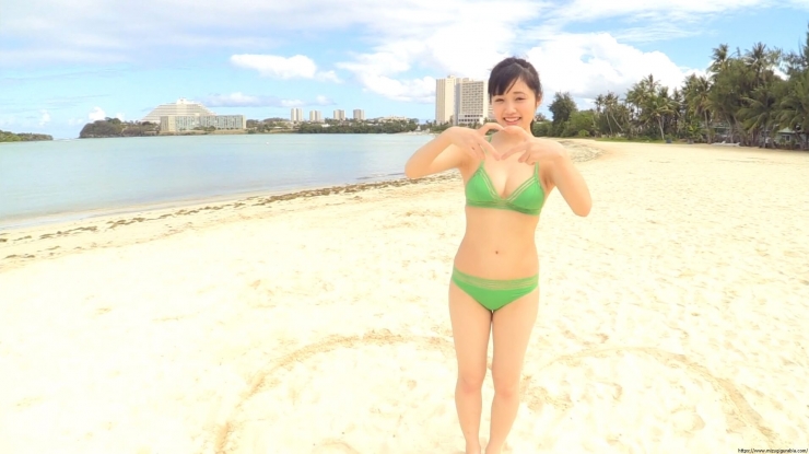 Sakakura Ando Beach Green Bikini156