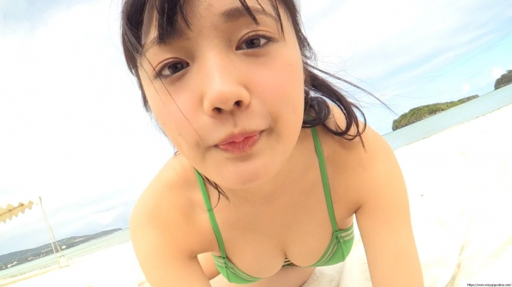 Sakakura Ando Beach Green Bikini161