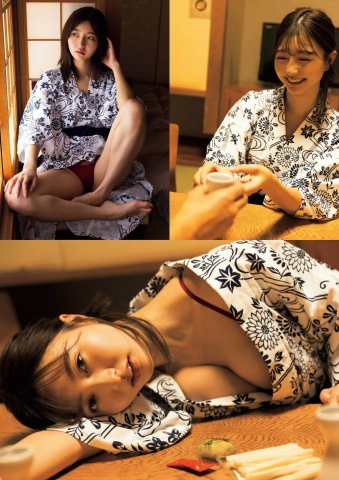 Moeka Hashimoto bare of her yukataOvernight Date Trip with Miss01