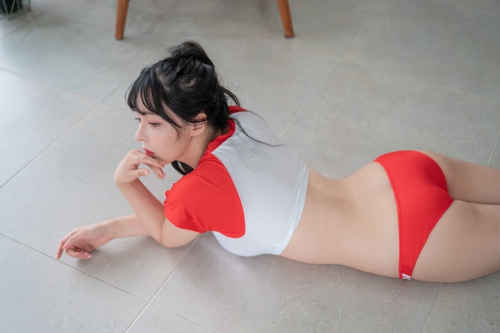 Gym Uniform Bloomers Cosplay Sexy Pants Red Korean Beauty16