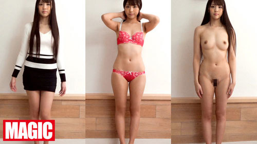 日本人美女厳選着衣脱衣全裸比較！一糸纏わぬフルヌード女体観察で女子の恥部をじっくり視姦