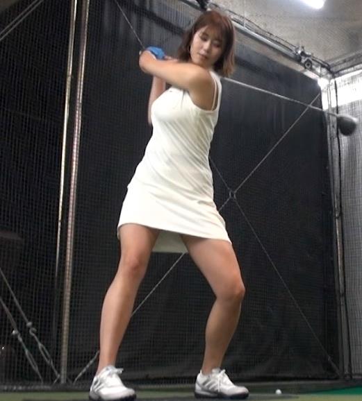 稲村亜美　ゴルフをエロくする人キャプ・エロ画像１７